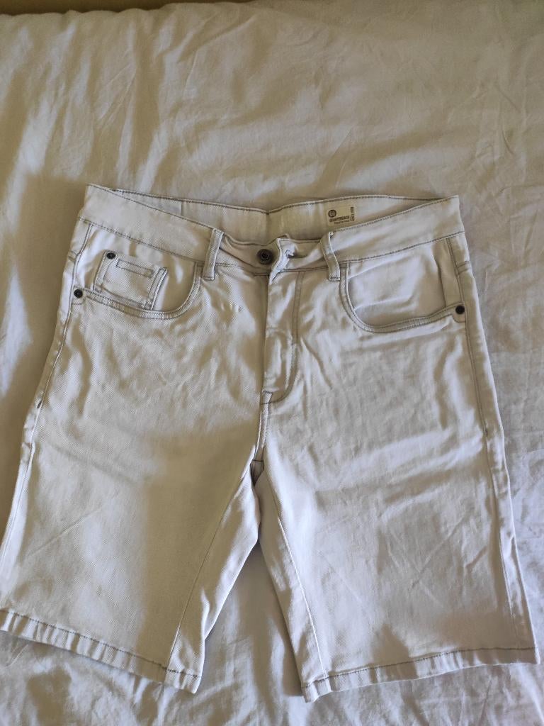 Short jeans, grijs, JBC, maat M, Kleding | Heren, Ophalen, W33 - W34 (confectie 48/50), Grijs, Gedragen