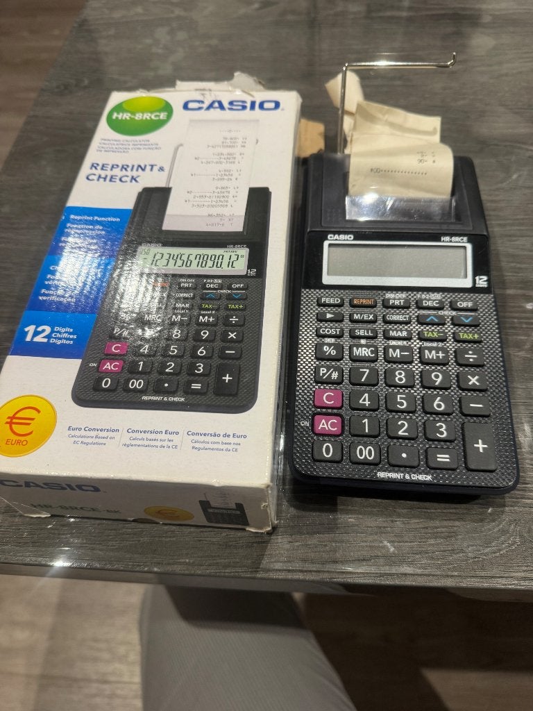 Casio HR-8RCE - Calculatrice imprimante, Divers, Enlèvement, Neuf