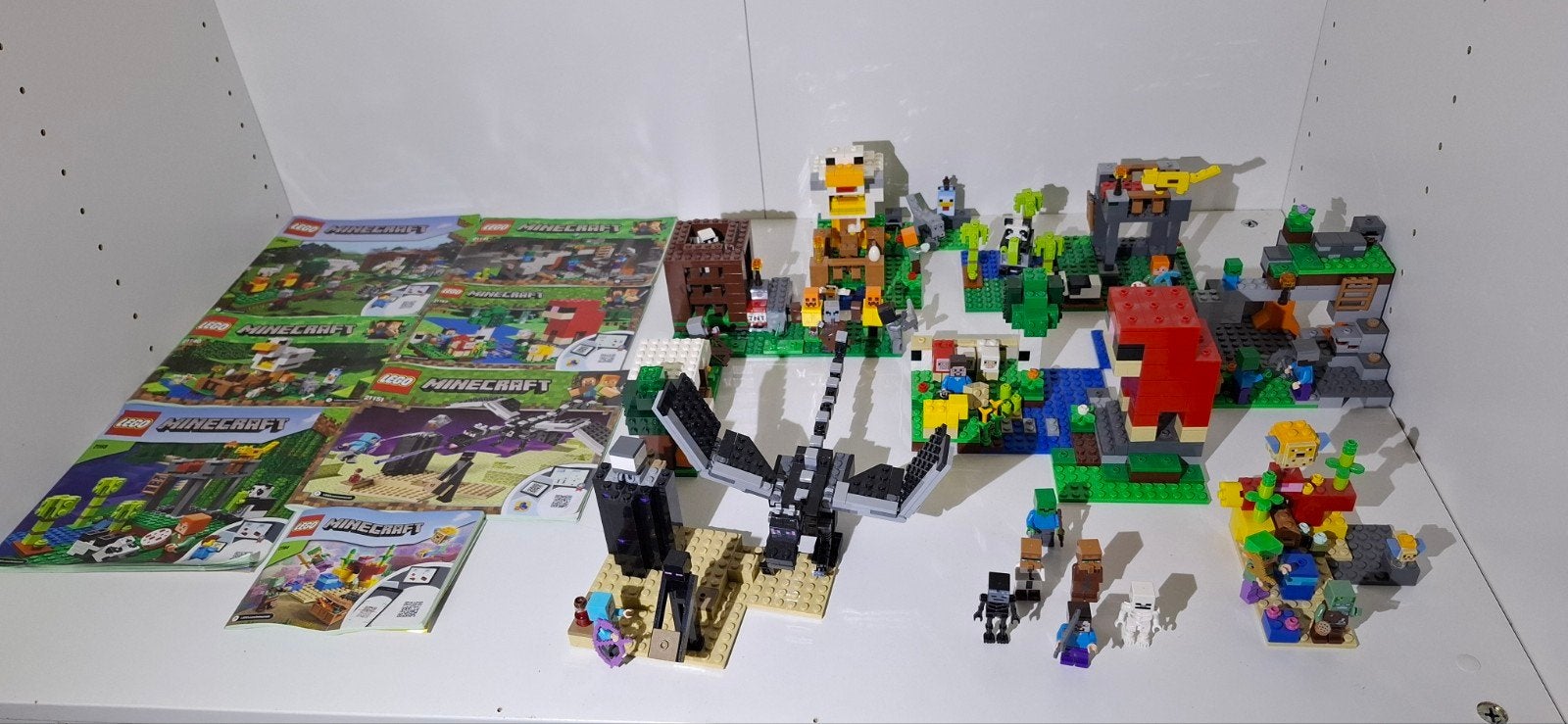 Minecraft lego set, Ophalen