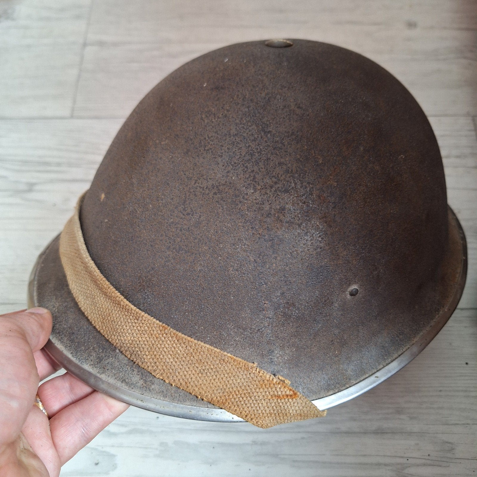 Casque britannique MKIII WW2, Collections, Enlèvement ou Envoi, Armée de terre, Casque ou Béret