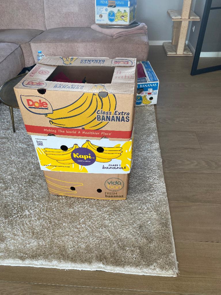 10 bananendozen verhuisdozen, Doe-het-zelf en Bouw, Kratten en Dozen, Ophalen, 40 tot 60 cm, Minder dan 50 cm, Doos