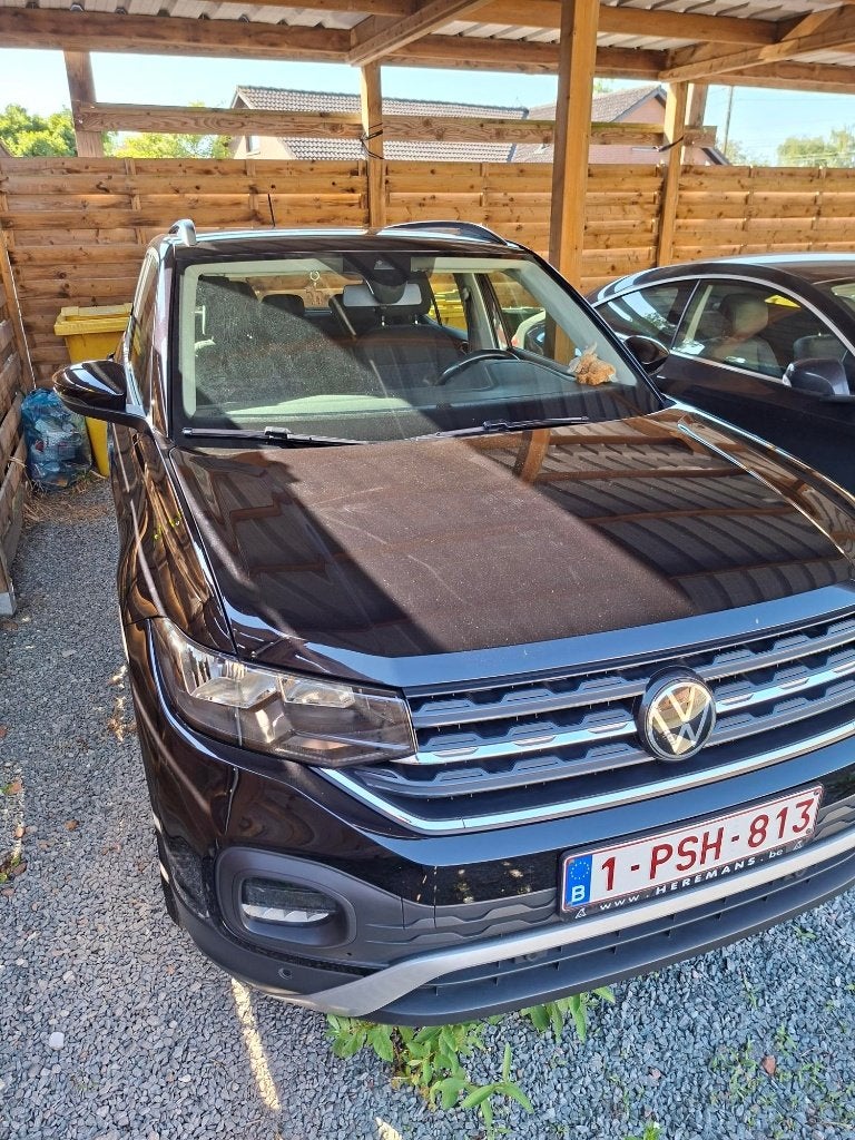 volkswagen T-Cross 1.0 TSI Life, Autos, Volkswagen, Euro 5, Boîte manuelle, Noir, Particulier