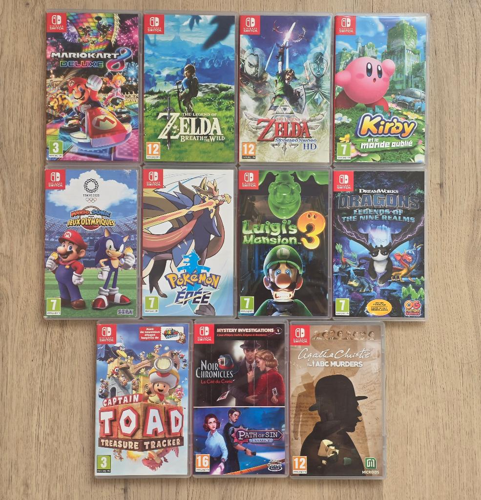 Nintendo Switch-games: verkocht per stuk lees de beschrijvin, Games en Spelcomputers, Ophalen of Verzenden, Zo goed als nieuw