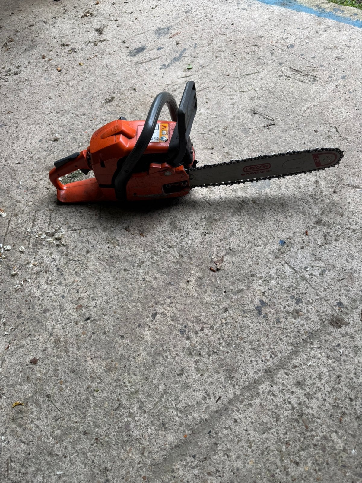 Kettingzaag husqvarna, Tuin en Terras, Ophalen, Gebruikt