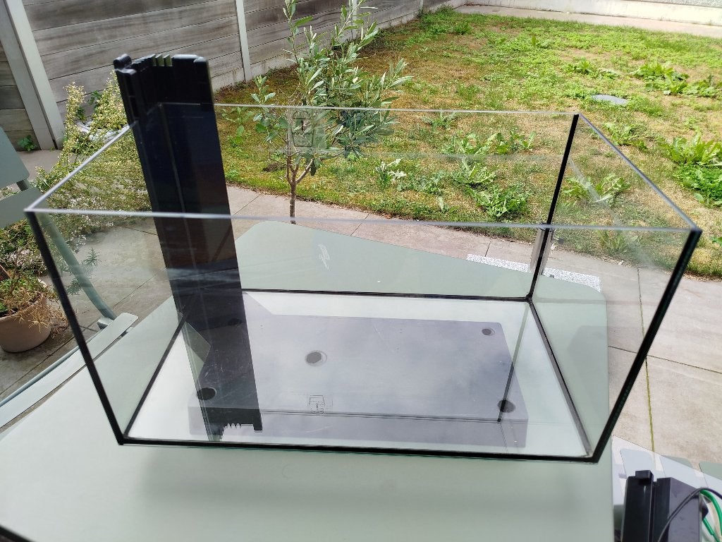 Aquarium SuperFish Quadro, Animaux & Accessoires, Aquarium vide, Comme neuf, Enlèvement, Superfish