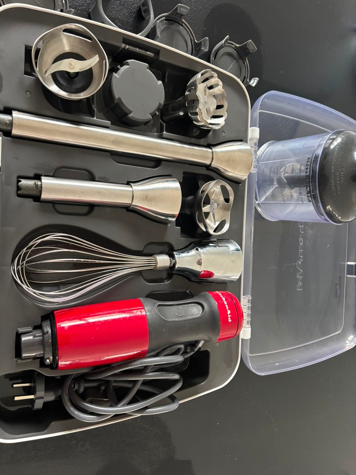 Mixeur plongeant KitchenAid avec accessoires, Animaux & Accessoires, Enlèvement, Comme neuf