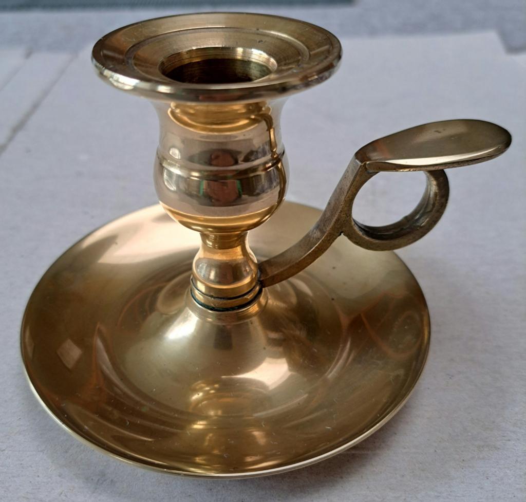 Vintage messing blaker / kandelaar, Antiek en Kunst, Ophalen