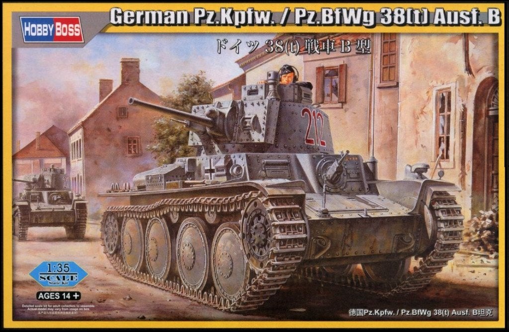 HOBBY BOSS 80138 PZ.KPFW. / PZ.BFWG 38(T) AUSF. B éch. 1/35, Hobby & Loisirs créatifs, Modélisme | Voitures & Véhicules, Neuf