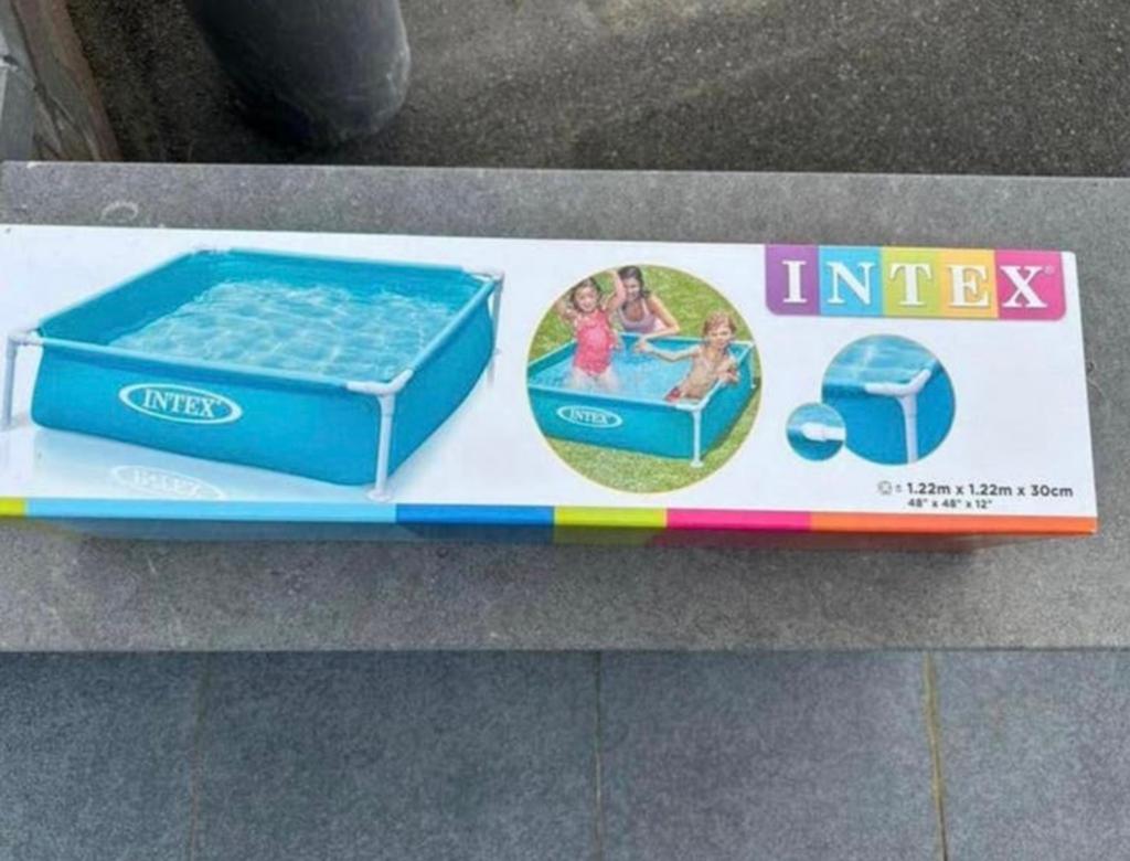 Intex zwembad, Minder dan 80 cm, Vierkant, Nieuw, Ophalen of Verzenden