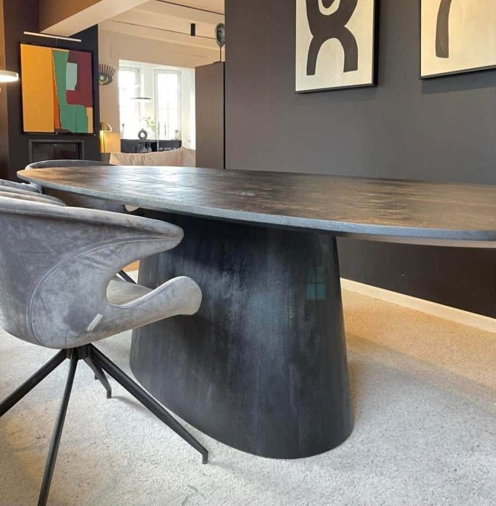 Table salle à manger Deco Addict, Maison & Meubles, Enlèvement, Utilisé, 50 à 100 cm, Ovale