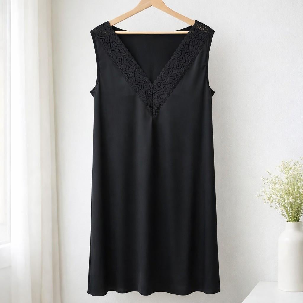 Chemise de nuit en dentelle noire de luxe 3XL neuve, Vêtements | Femmes, Habits de circonstance, Comme neuf, Autres types, Taille 46/48 (XL) ou plus grande