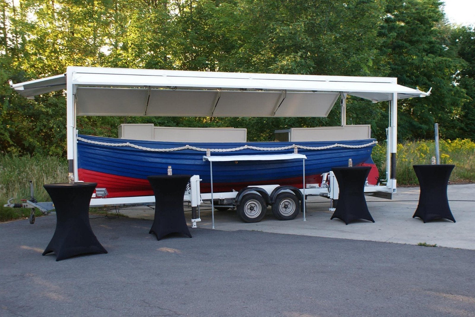 Remorque, food truck, projet, Enlèvement