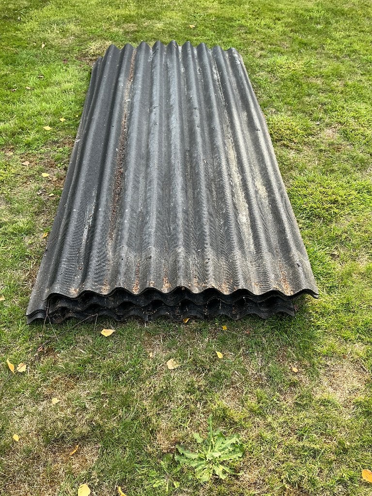 Aquaplan bitumen golfplaten voor tuinhuis, Doe-het-zelf en Bouw, Ophalen, Overige materialen, Gebruikt, Zwart