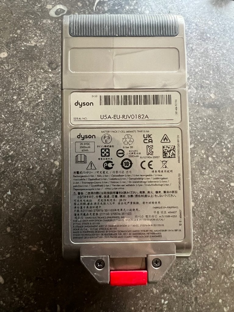Extra batterij voor Dyson V12 steelstofzuiger, Elektronische apparatuur, Ophalen, Nieuw, Steelstofzuiger, Dyson