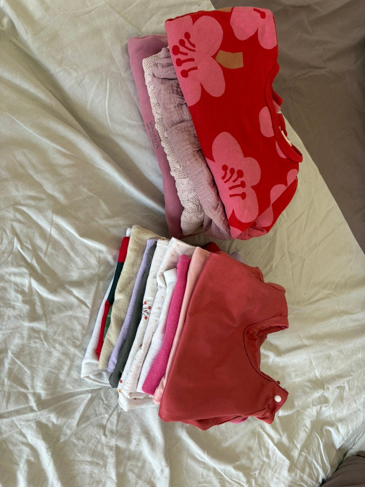 Lot de 15 vêtements fille 9 mois, Enlèvement, Comme neuf