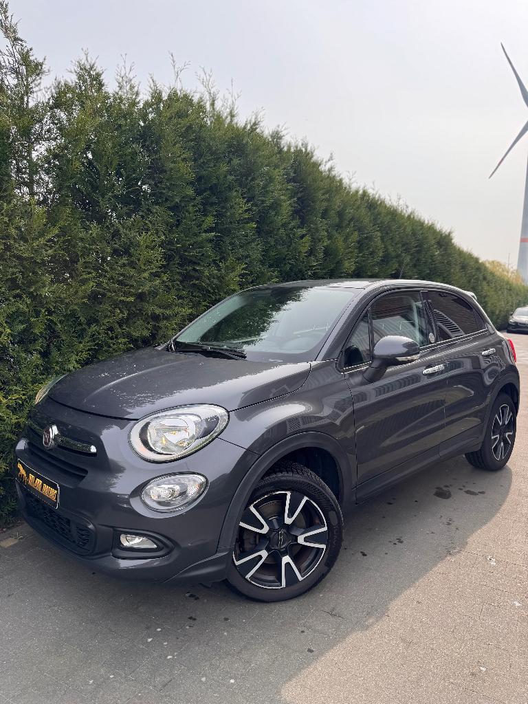 FIAT 500X 2016 1.6 ESSENCE, Cuir, Argent ou Gris, Euro 6, Entreprise