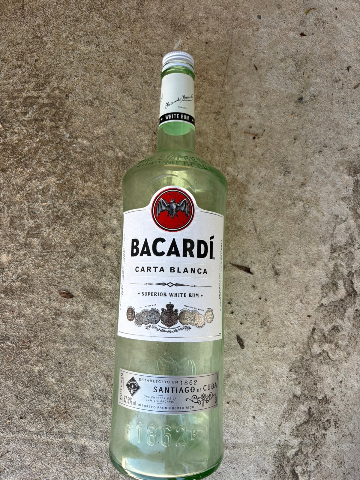 Dummy fles bacardi/ leeg/ 3 liter, Verzamelen, Ophalen, Zo goed als nieuw