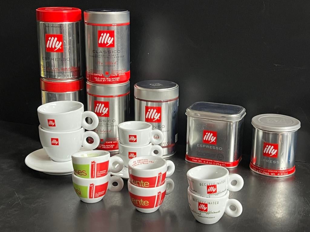 Illy expresso tasjes & dozen, Ophalen