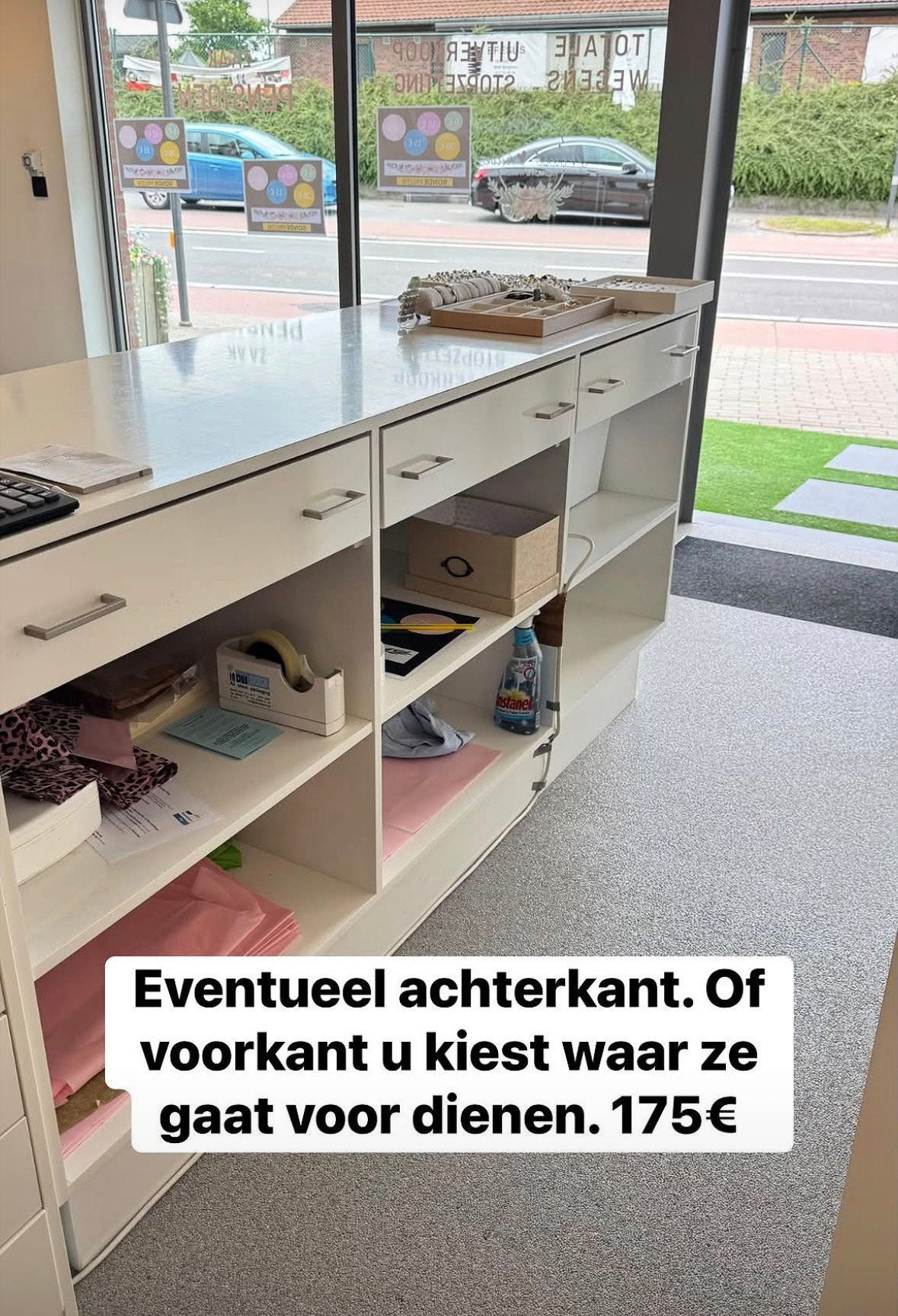 Meubels en lampen wit en zwart, Huis en Inrichting, Kasten | Ladekasten, Ophalen, 100 tot 150 cm, Eikenhout, Zo goed als nieuw