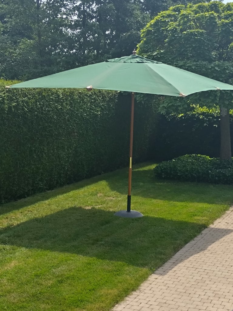 Parasol - vierkant - met katrolsysteem, Ophalen, Zo goed als nieuw