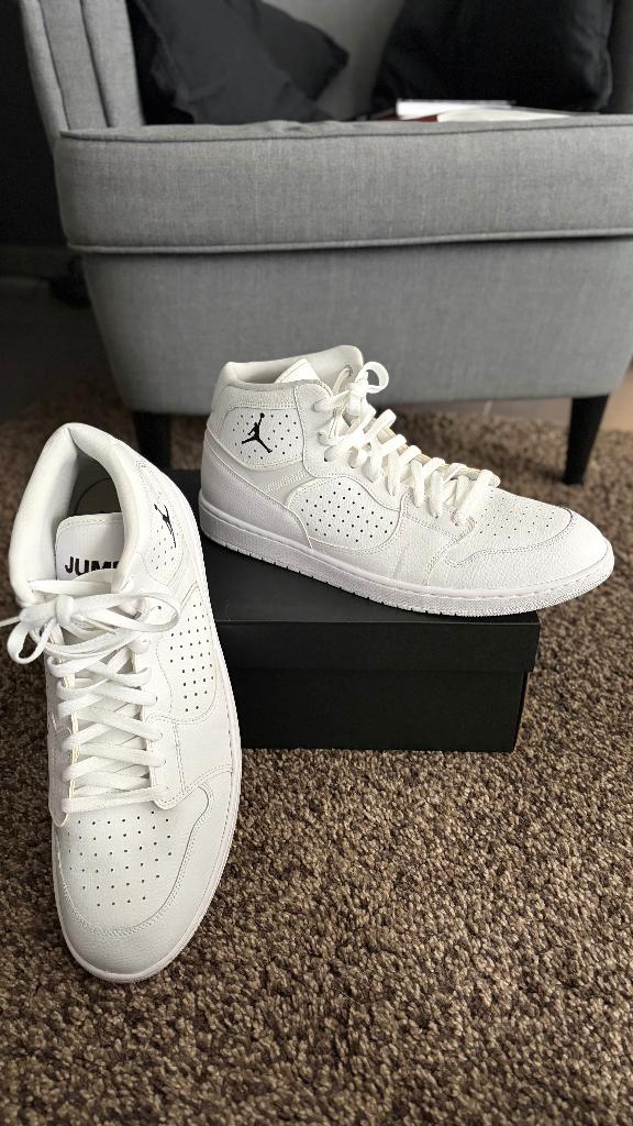 Jordan Jumpman 49,5, Vêtements | Hommes, Chaussures, Nike Jordan, Comme neuf, Enlèvement, Blanc