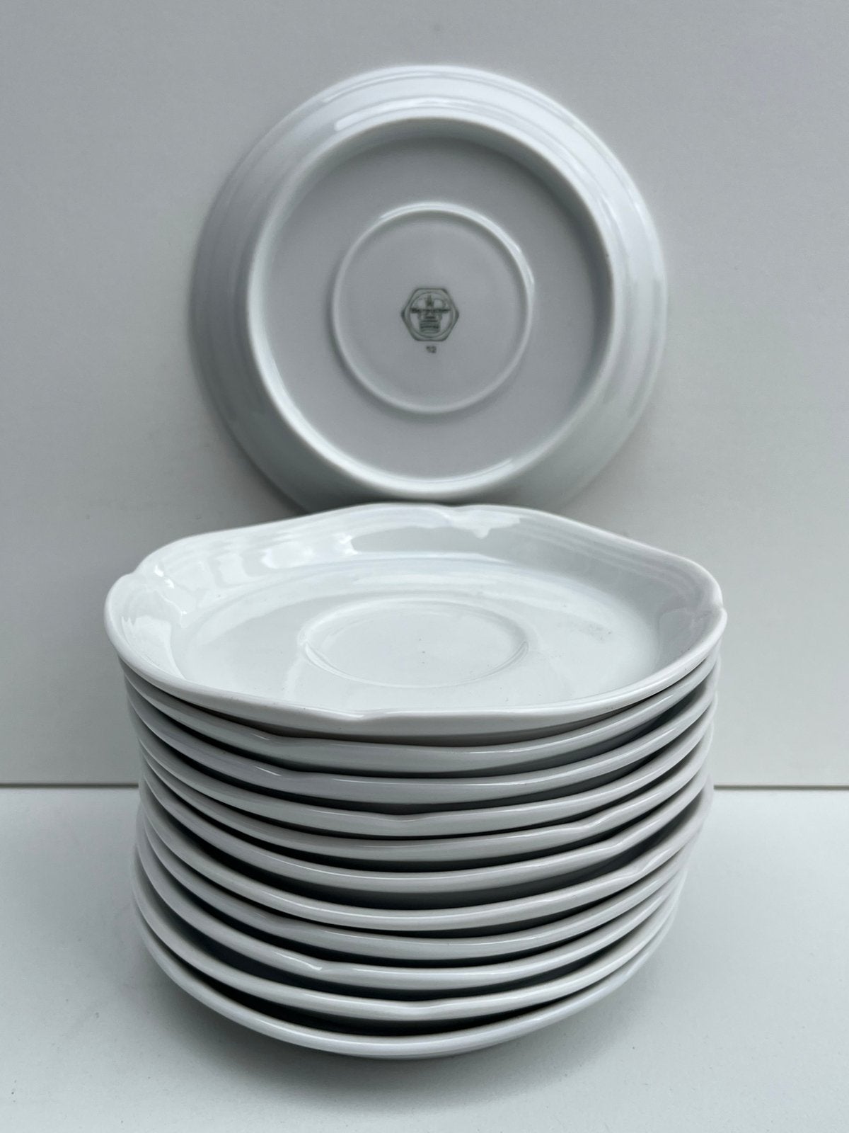 Bareuther Bavaria 12x ondertas porselein topconditie, Maison & Meubles, Enlèvement ou Envoi, Comme neuf, Porcelaine, Moderne