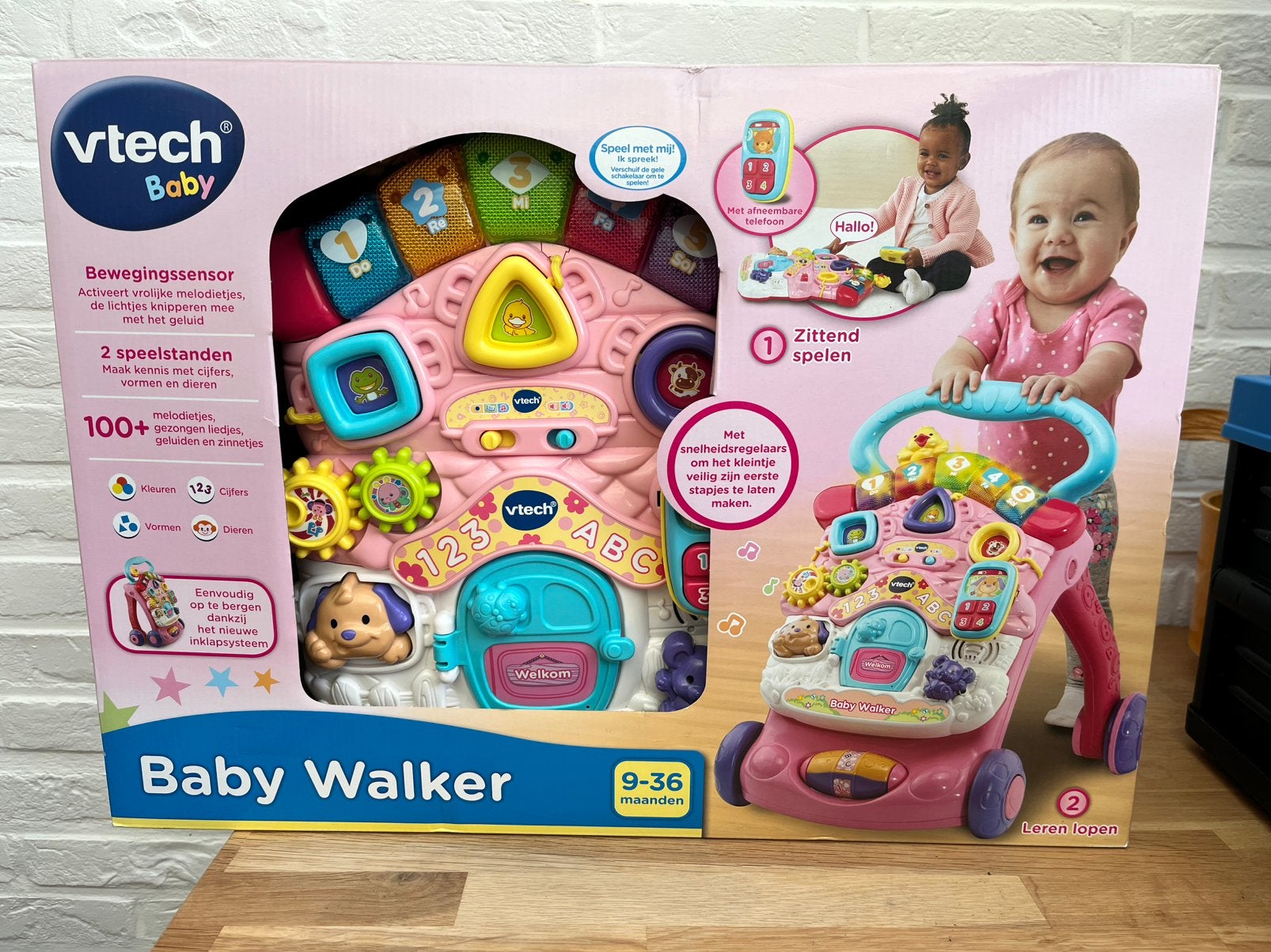Vtech baby walker, Kinderen en Baby's, Ophalen of Verzenden, Gebruikt, 6 maanden tot 2 jaar
