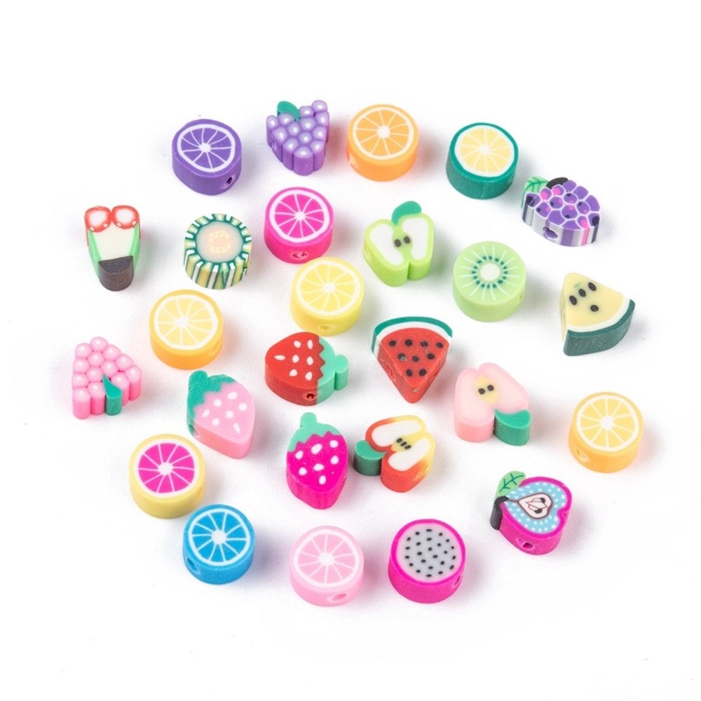 Lot de 100 perles en argile polèmère, Enlèvement ou Envoi, Neuf, Perle