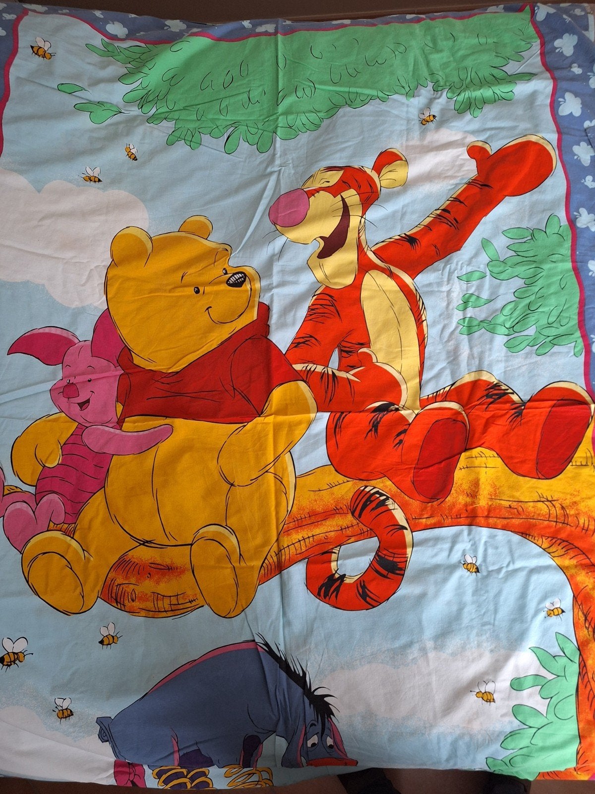 Housse de couette Disney  Winnie l'ourson, Double face, Garçon ou Fille, Enlèvement ou Envoi, Housse de couette
