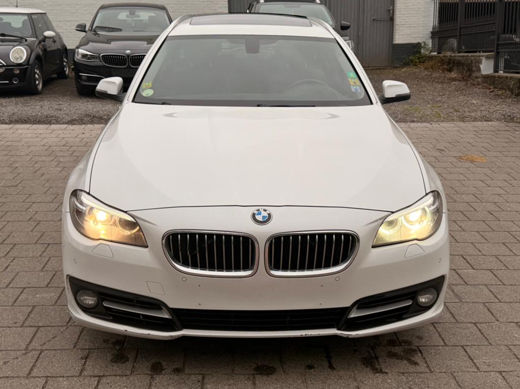 BMW 518d 2015 automaat pano, Auto's, 110 kW, Bedrijf, Diesel, Te koop