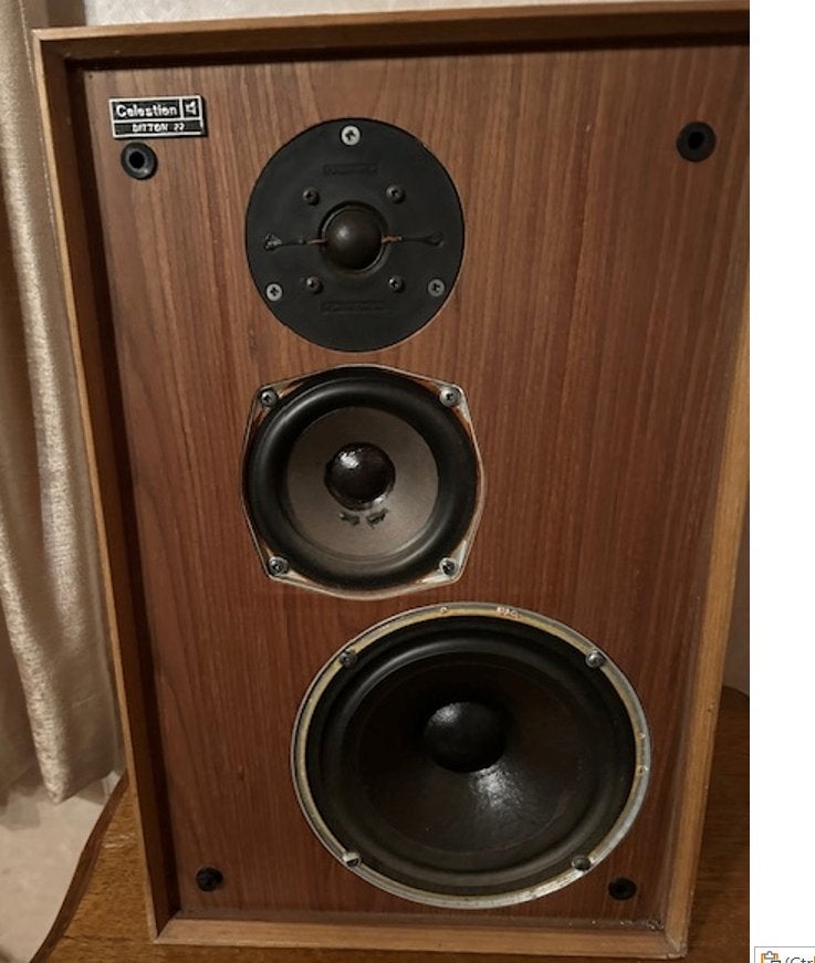 luidsprekerboxen "Celestion", TV, Hi-fi & Vidéo, Autres marques, 60 à 120 watts, Enlèvement, Utilisé