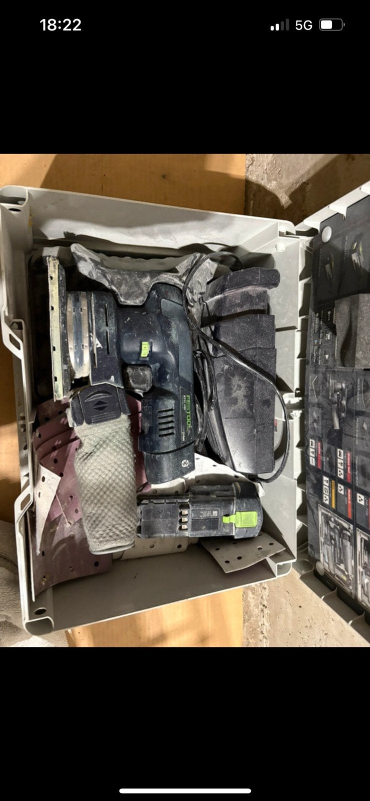 Festool RTSC 400, Bricolage & Construction, Outillage | Ponceuses, Enlèvement ou Envoi, Comme neuf