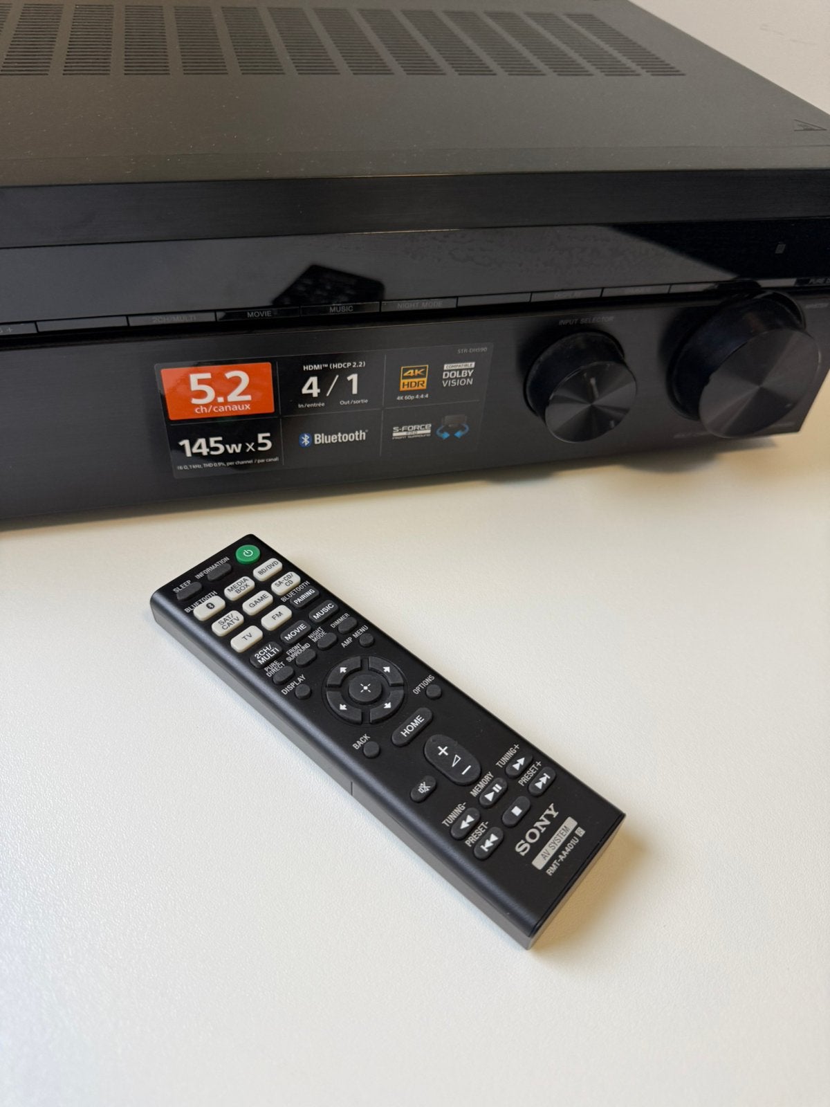 Sony STR-DH590 5.2-kanaals AV-receiver, versterker, Ophalen, Overige systemen, Zo goed als nieuw, Sony