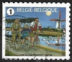 1 Postzegel België 2008 Zomerzegels (II), Postzegels en Munten, Postzegels | Europa | België, Frankeerzegel, Ophalen of Verzenden