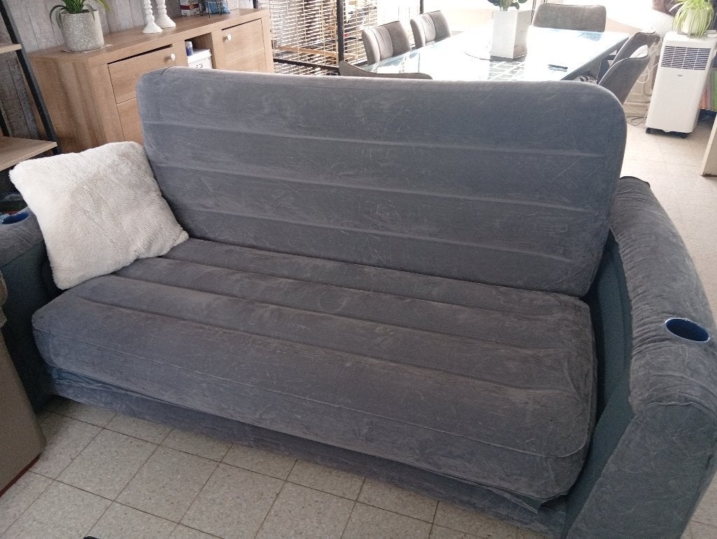 Opblaasbare zetelbed, Antiek en Kunst, Antiek | Meubels | Stoelen en Sofa's, Ophalen of Verzenden