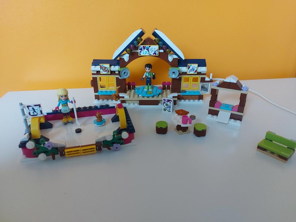 Lego Friends La patinoire de la station de ski 41322, Enlèvement ou Envoi, Comme neuf, Briques en vrac, Lego