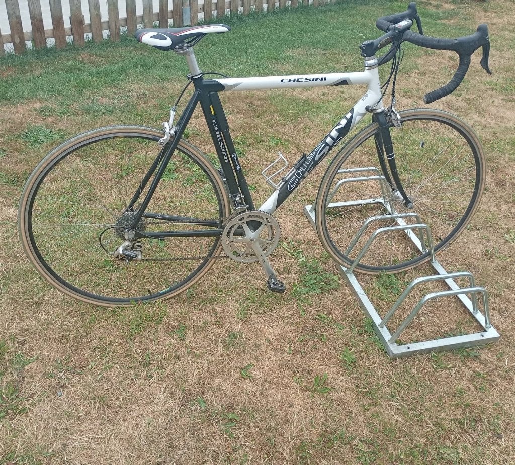 Koersfiets Chesini., Enlèvement