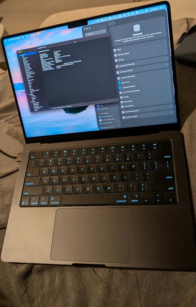 MacBook Pro M5 – Nog 3 jaar volledige garantie!, Computers en Software, Apple Macbooks, Zo goed als nieuw, MacBook Pro, Overige groottes