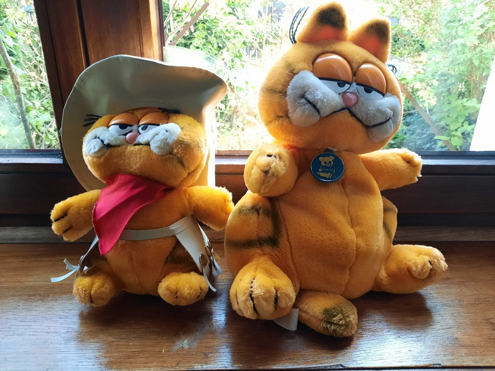 2 verzamelbare Garfield - Dakin, Ophalen of Verzenden, Zo goed als nieuw, Stoffen beer, Overige merken