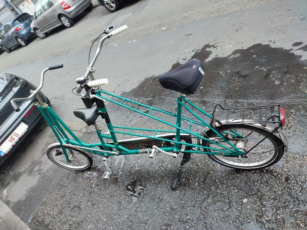tandem ouder-kind, Moins de 10 vitesses, Enlèvement, Utilisé, Moins de 49 cm