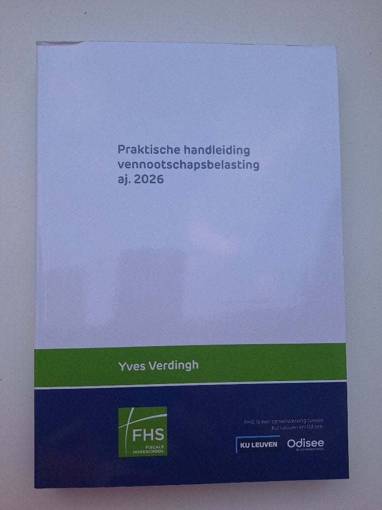 Handleiding vennootschapsbelasting, Ophalen of Verzenden, Nieuw, Overige niveaus