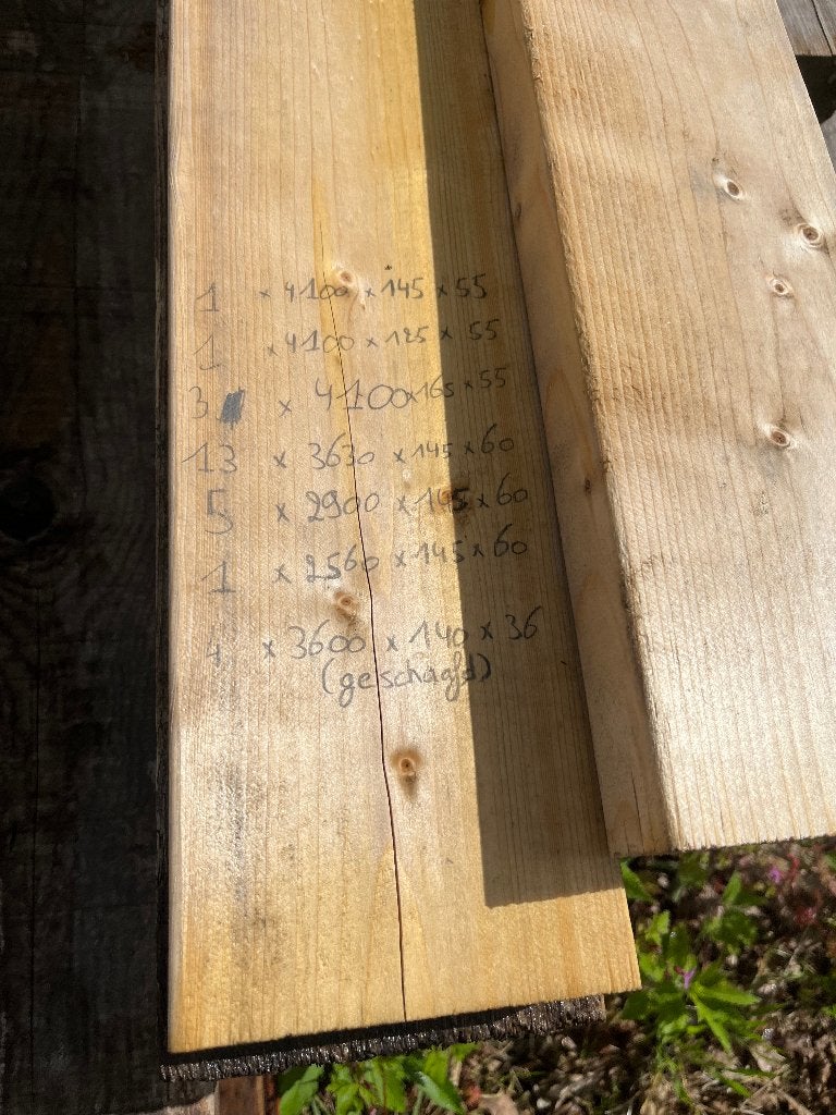 massieve balken – lange lengtes tot 4,10 m, Tuin en Terras, Ophalen, Gebruikt, Balken