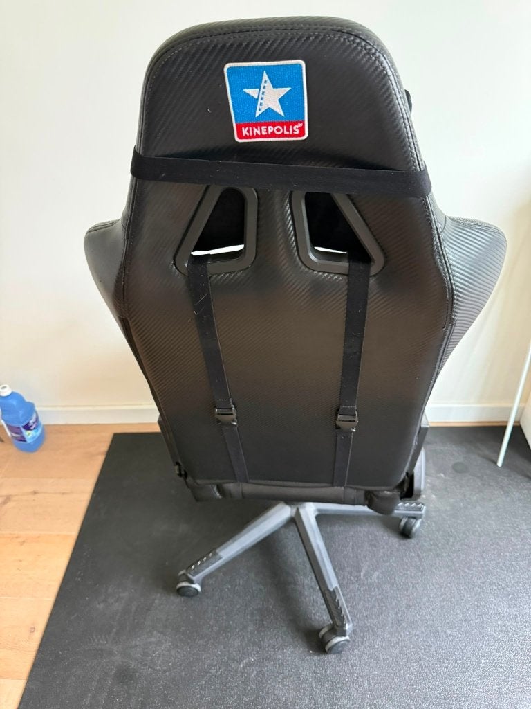 Gamingstoel Kinepolis limited edition, Huis en Inrichting, Bureaustoelen, Ophalen, Zwart, Zo goed als nieuw, Gaming bureaustoel