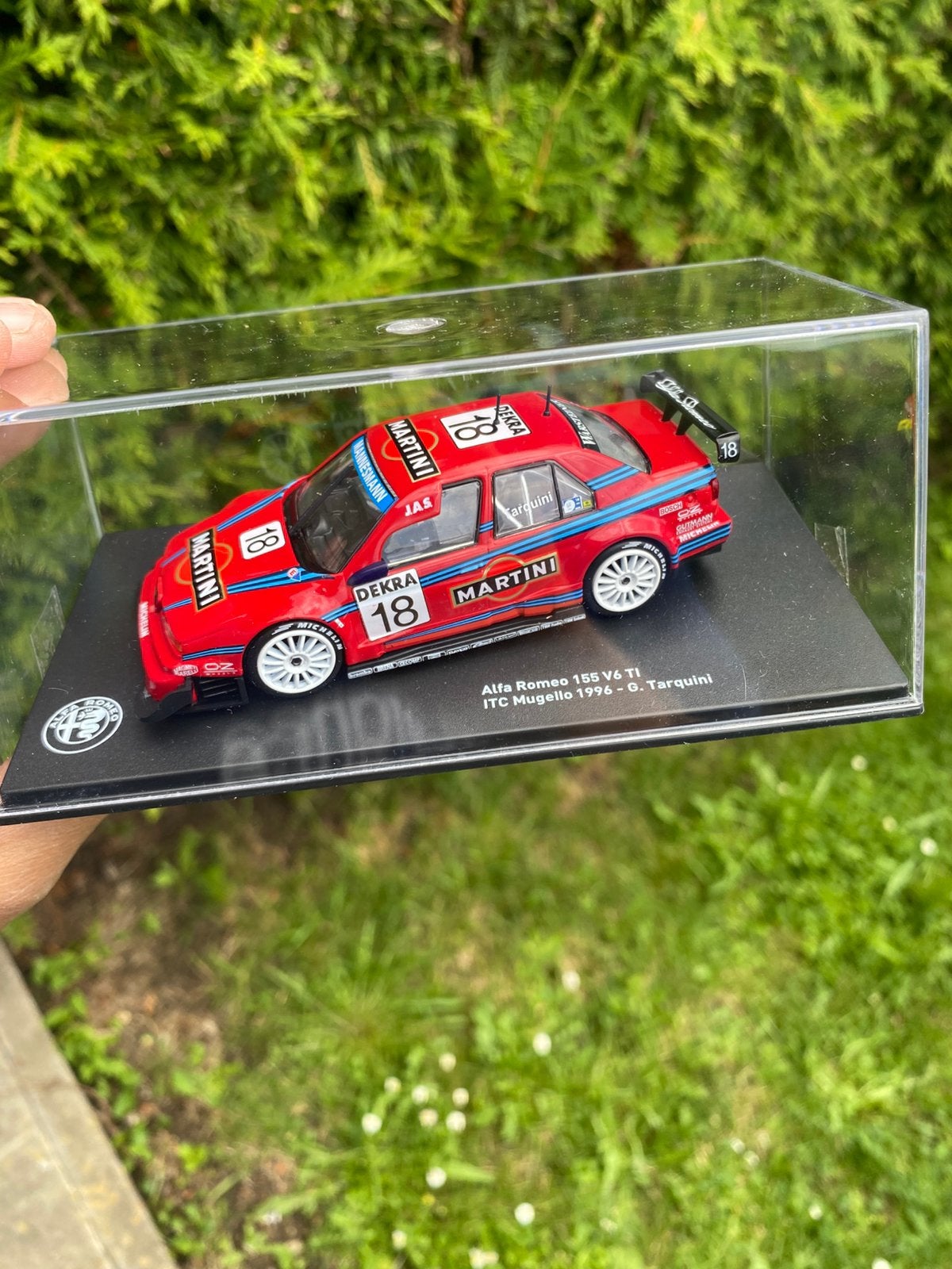 Alfa romeo 155 V6 Tarquîni 1:43, Hobby & Loisirs créatifs, Enlèvement ou Envoi, Comme neuf