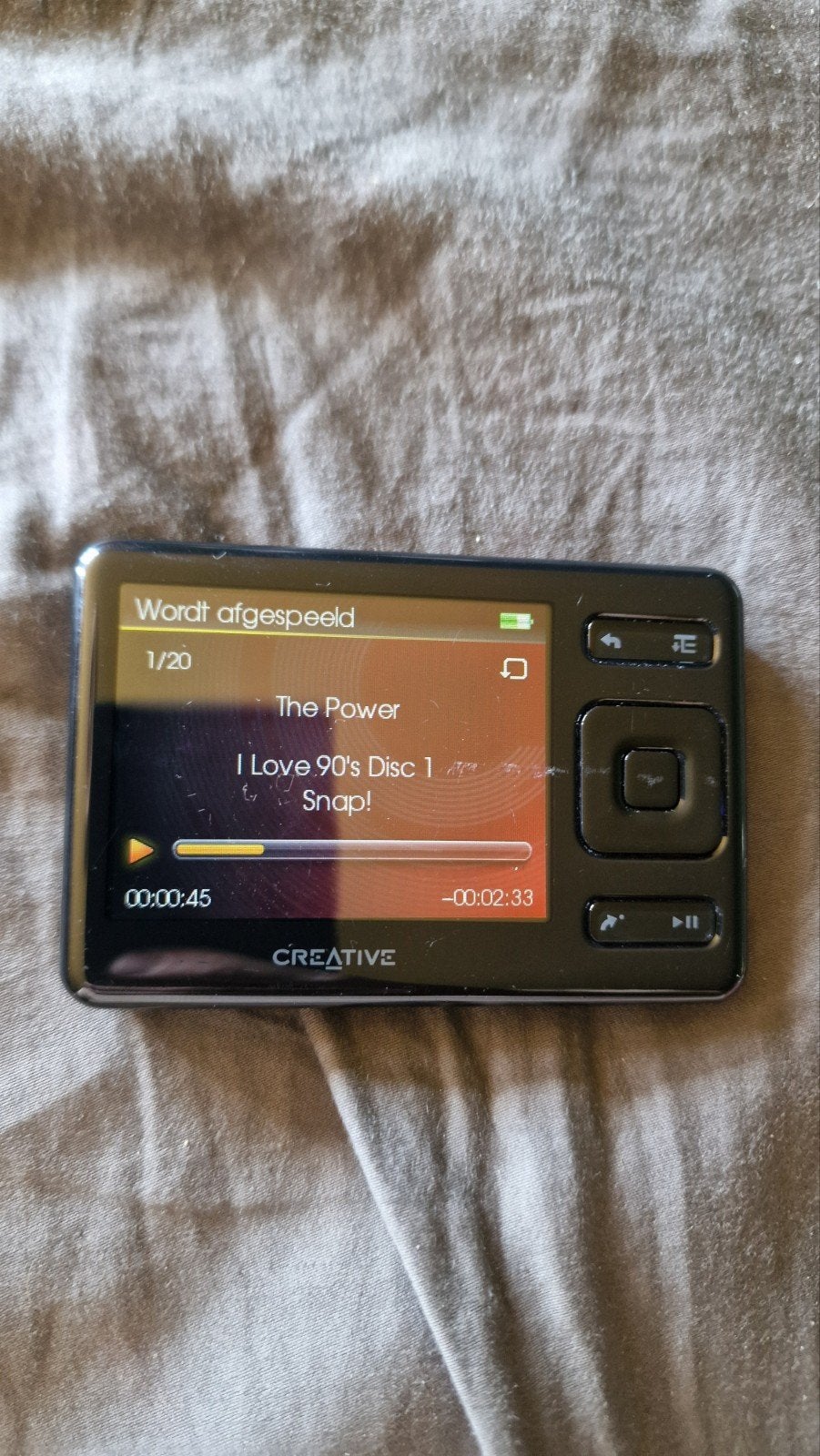 zen creative 8 gb, TV, Hi-fi & Vidéo, Lecteurs Mp3 | Marques Autre, Enlèvement, Creative