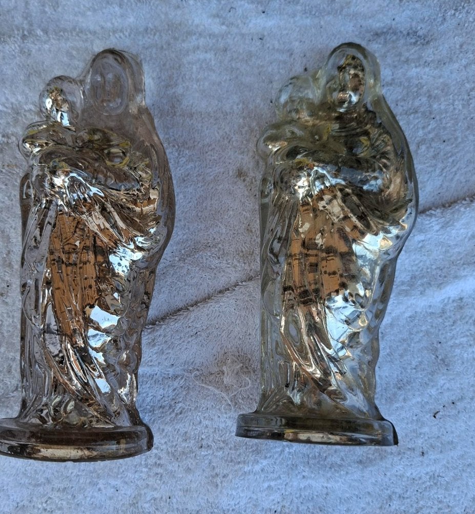 SET VINTAGE H  BEELDEN(Geperst Glas, Antiek en Kunst, Ophalen of Verzenden