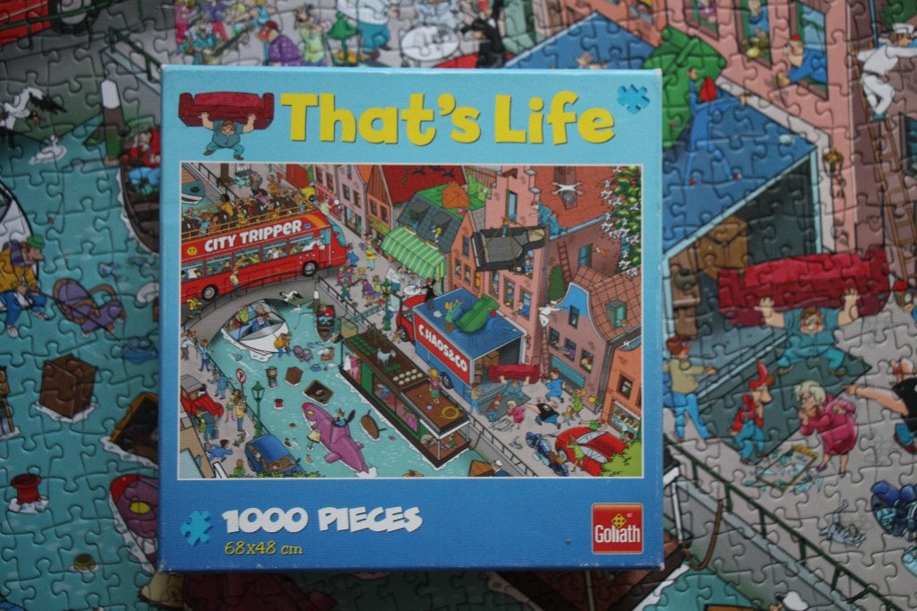 puzzel city tripper, Ophalen, 500 t/m 1500 stukjes, Gebruikt, Legpuzzel