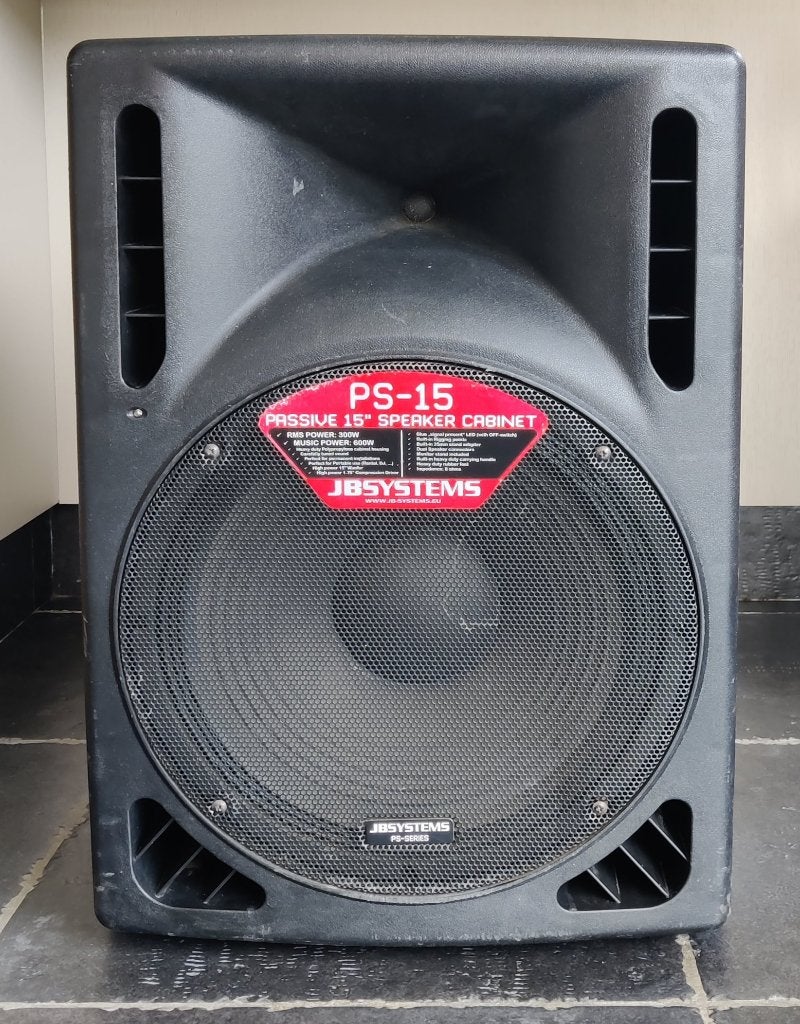 JB Systems PS-15 passive speaker, Autres marques, Enceinte de fête, Bass-reflex, Enlèvement