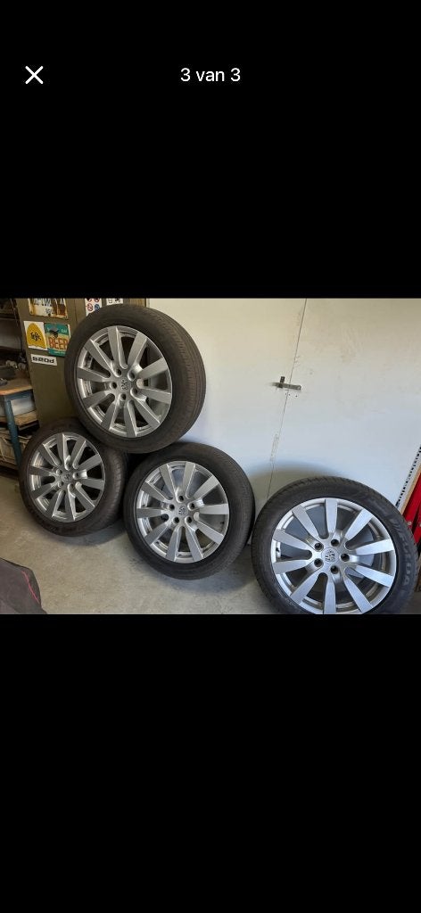 Porsche Cayenne / Audi q7/ vw touareg 20 inch, Ophalen, Gebruikt, 275 mm, Banden en Velgen