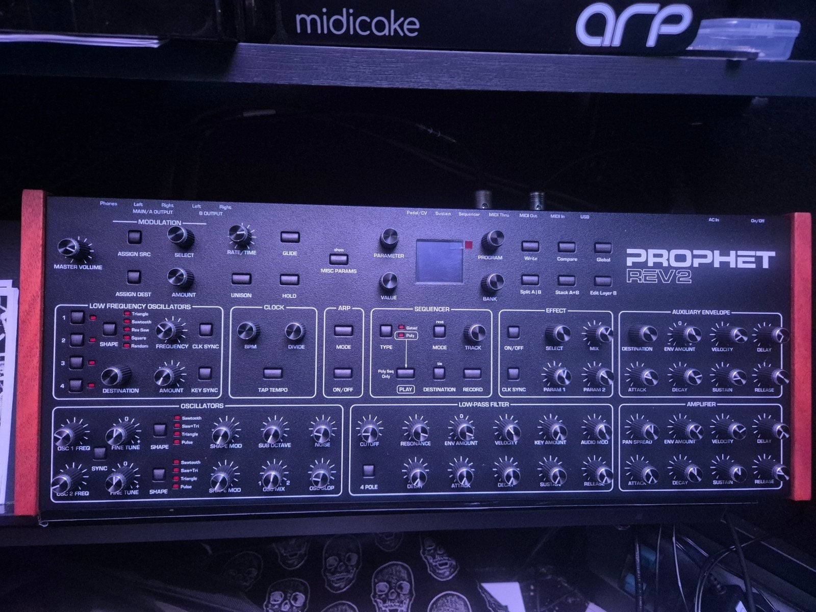 Sequential Prophet REV2-16 Desktop (+ decksaver), Enlèvement ou Envoi, Comme neuf, Autres marques